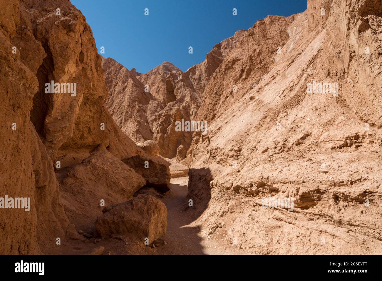 Garganta del Diablo north of San Pedro de Atacama in the Andes in Chile