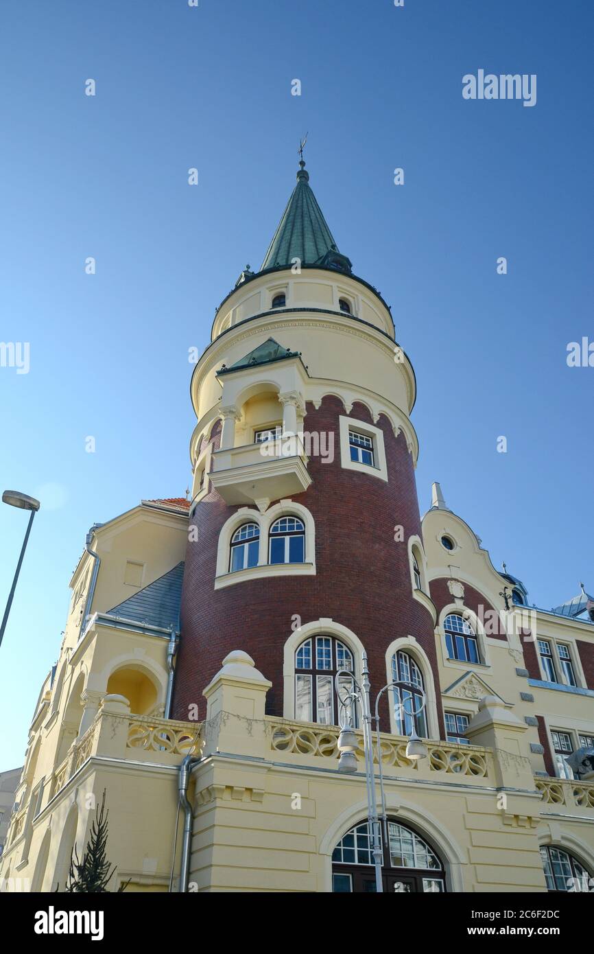CELJE, Slovenia - January 04, 2020: Celje Hall community center, built in 1906 Stock Photo