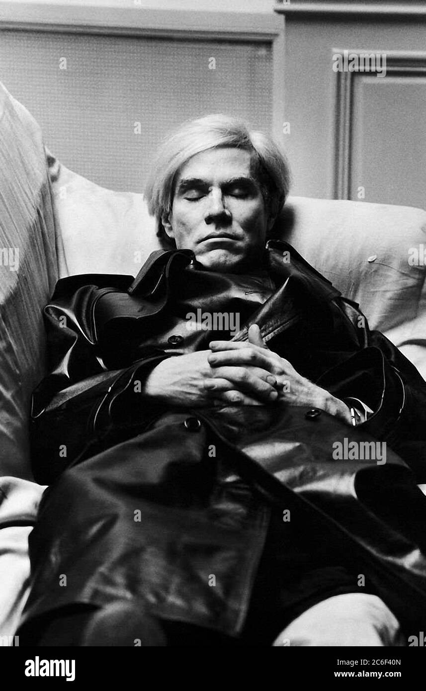 Andy Warhol, pop artist Stock Photo