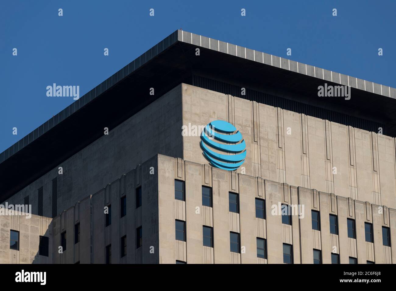 Indianapolis - Circa July 2020: AT&T Indiana regional headquarters. AT ...
