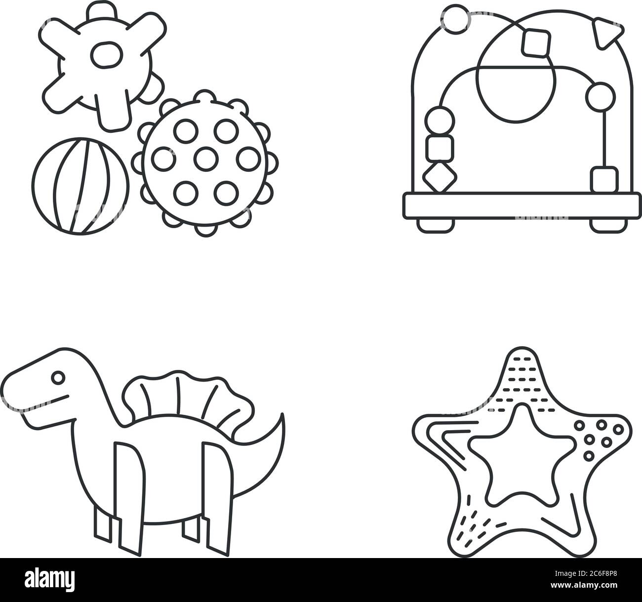 black and white sensory toys