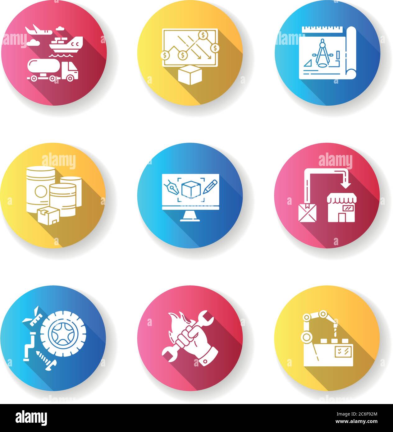 Factory product line long hi-res stock photography and images - Alamy