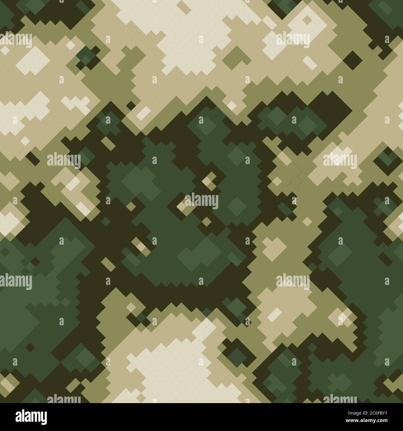 Seamless digital mountain pixel camo texture for army or hunting