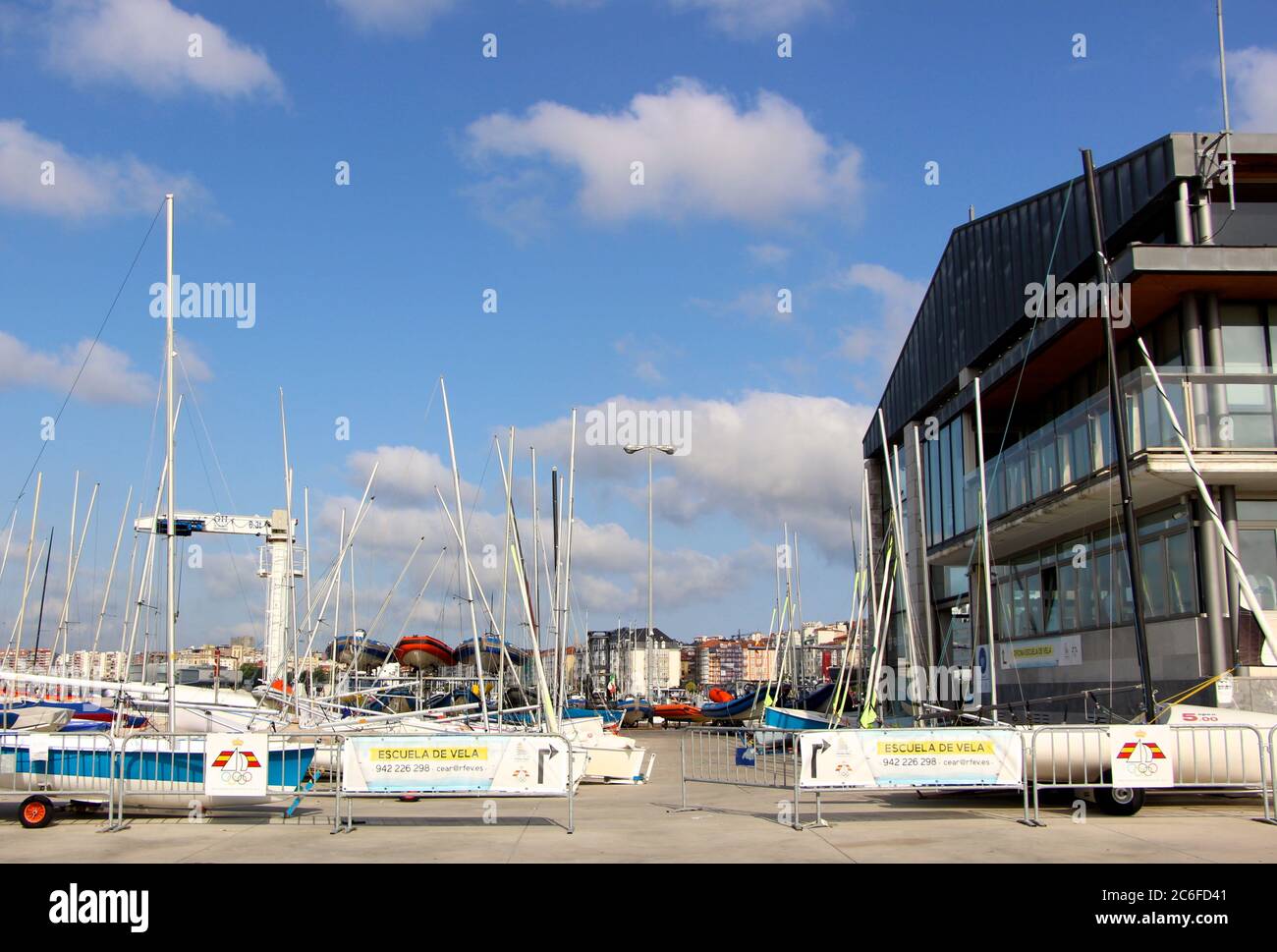 Sailing school in the bay of Santander Cantabria Spain Centro