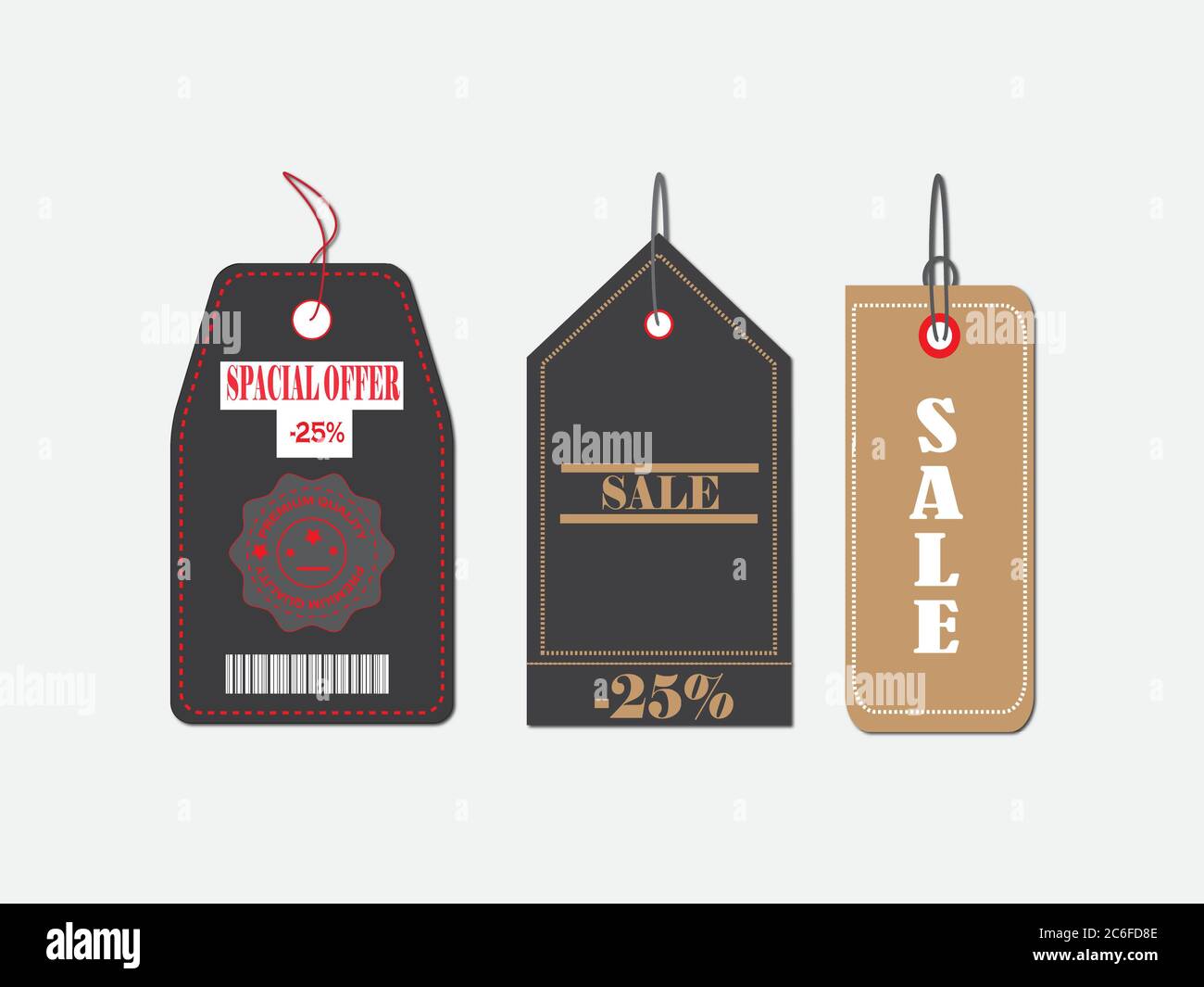 Sale discount icons. Special offer price signs. Promotion ...