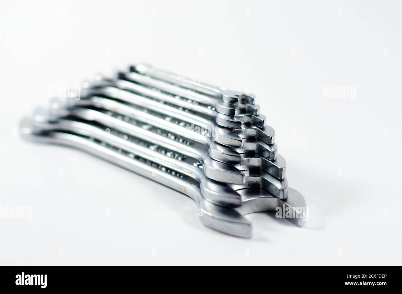 Set of Wrenches for professional or home purpose Stock Photo