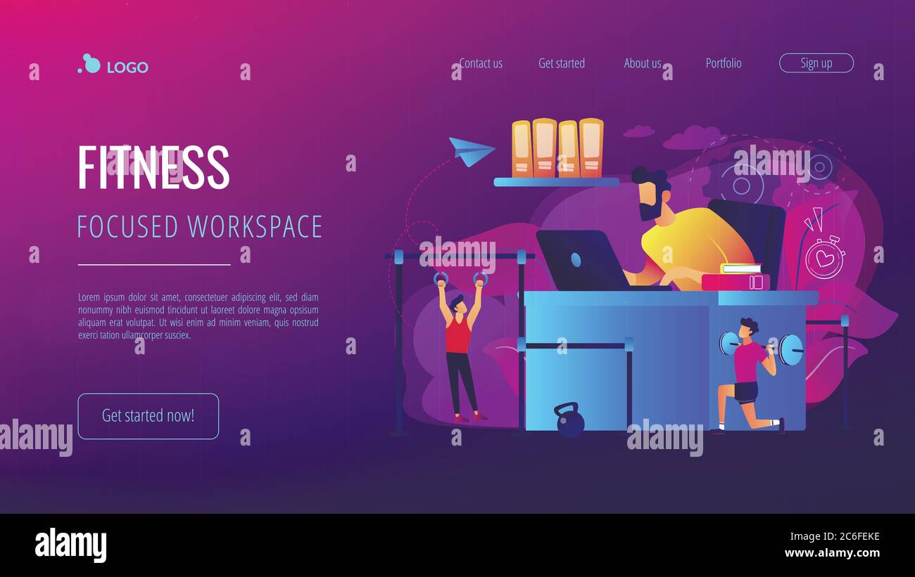 Workspace trendy Stock Vector Images - Alamy