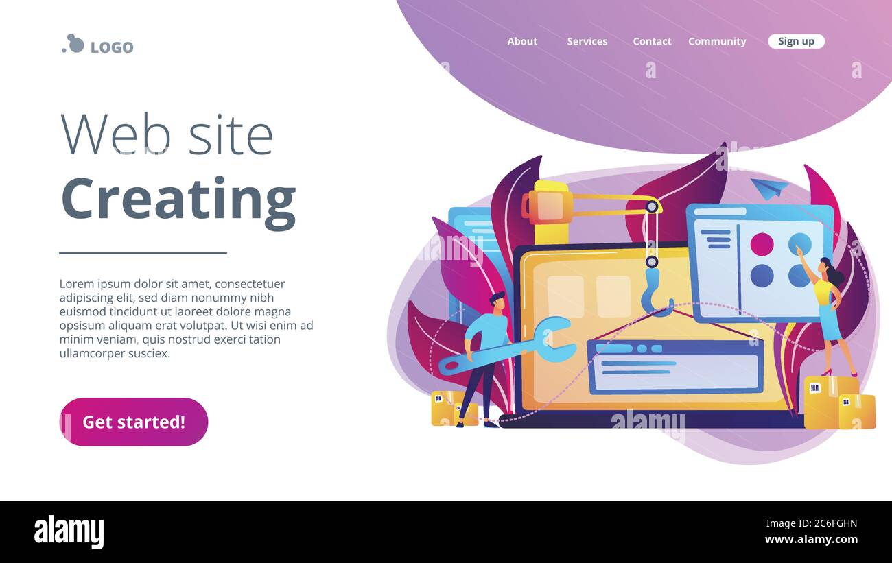 WEB development concept vector illustration Stock Vector Image & Art ...