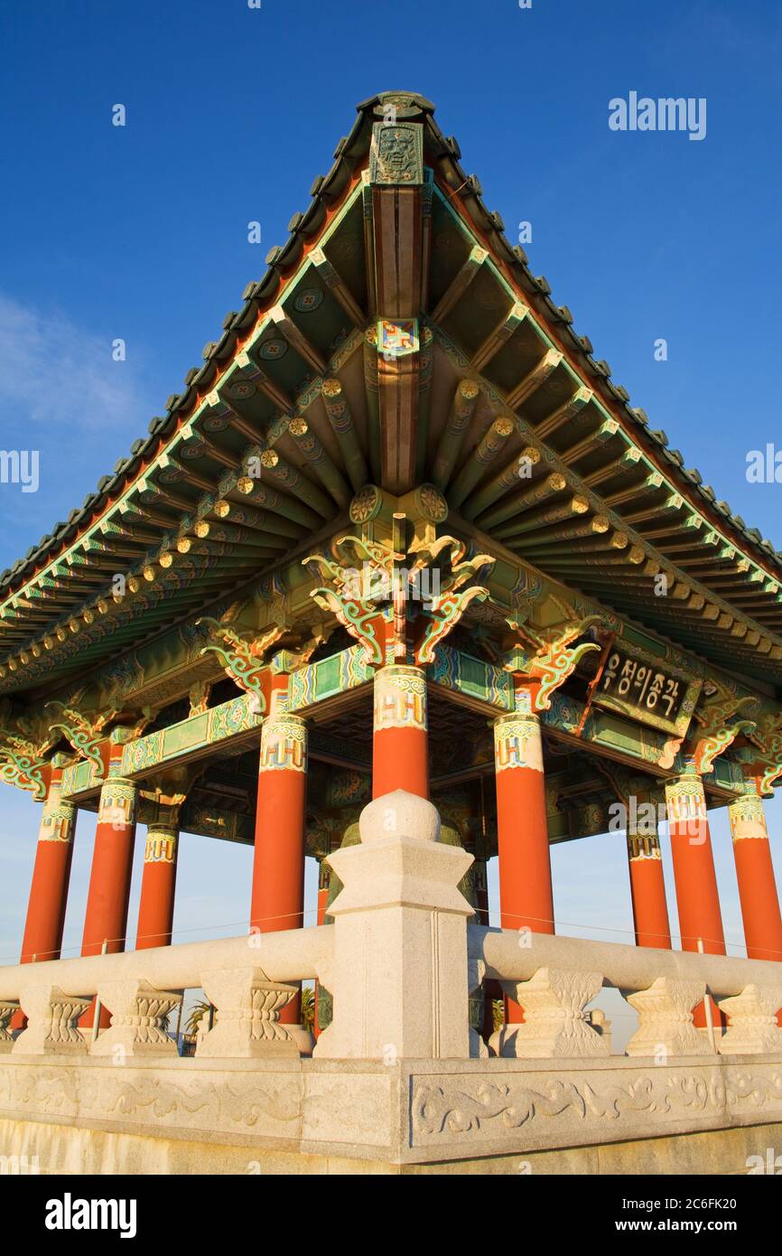 Korean Friendship Bell in Fort MacArthur Park, San Pedro, Los Angeles