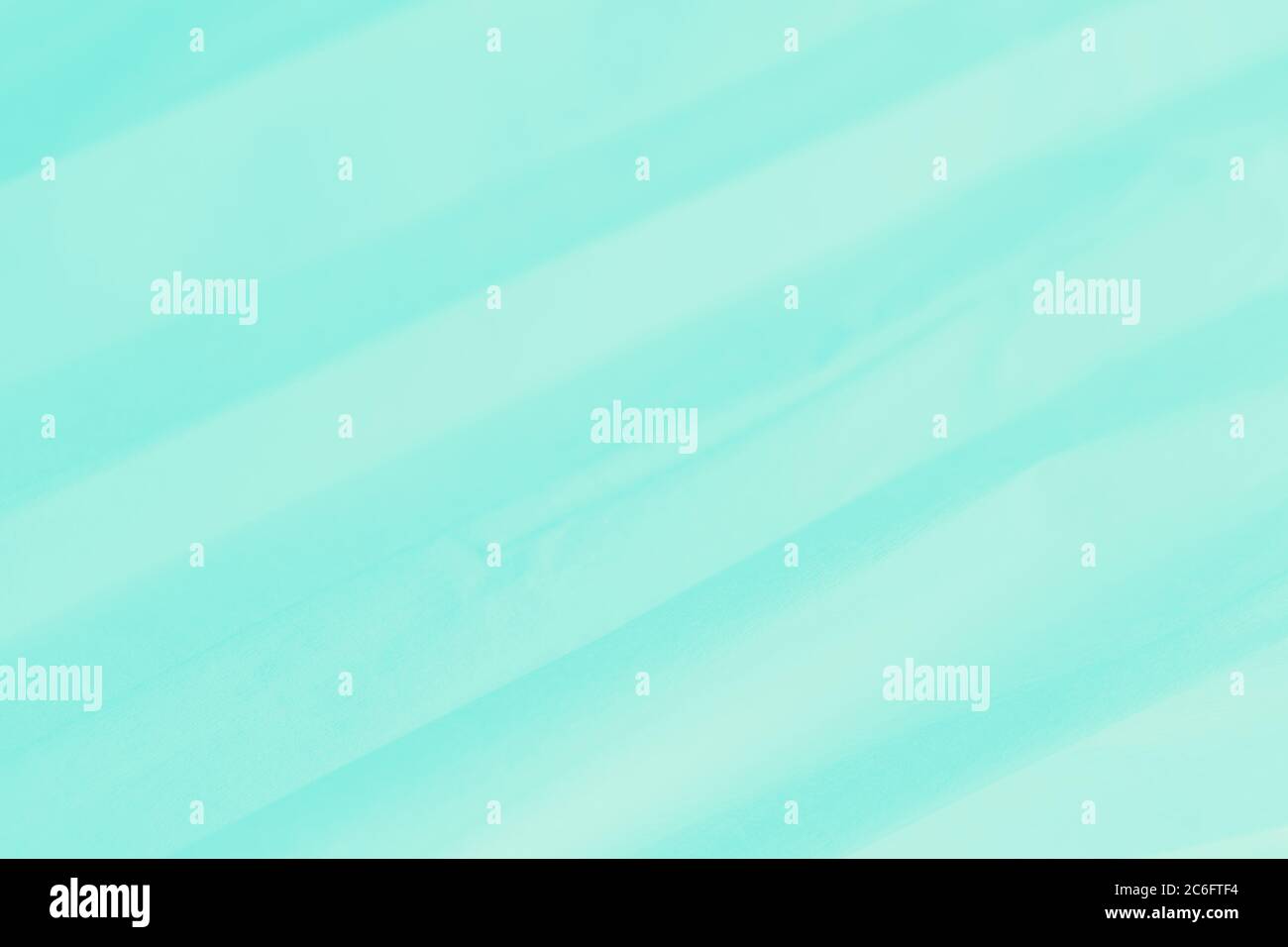 Mint green gradient background, abstract striped background Stock Photo