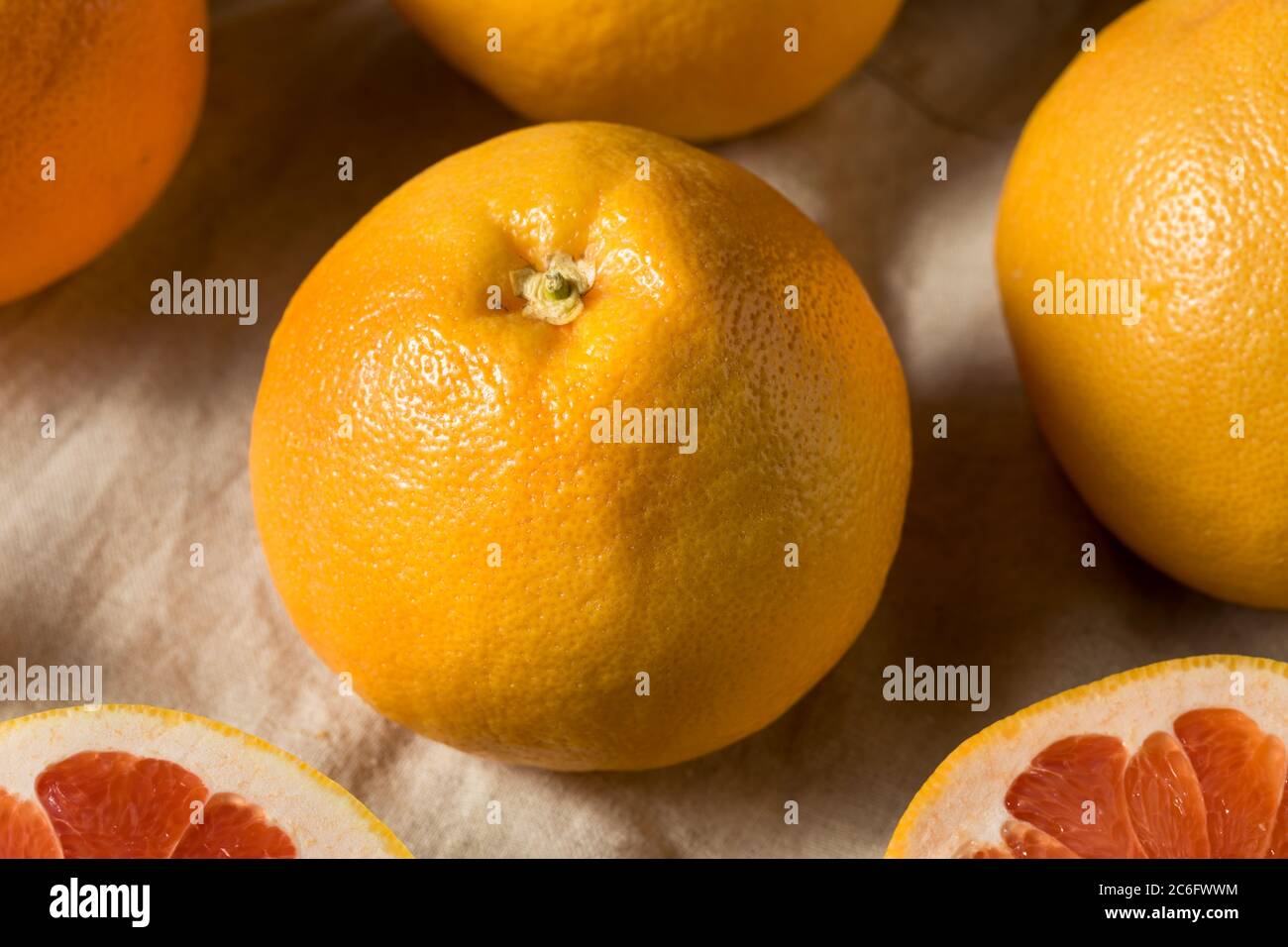 Raw Organic Ruby Red Grapefruit Ready to Eat Stock Photo Alamy