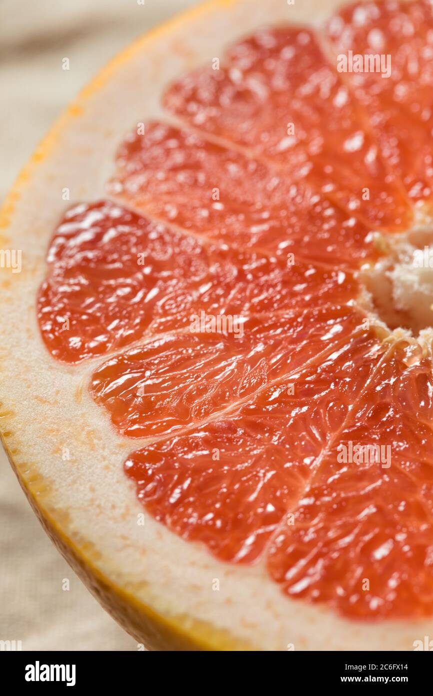 Raw Organic Ruby Red Grapefruit Ready to Eat Stock Photo Alamy