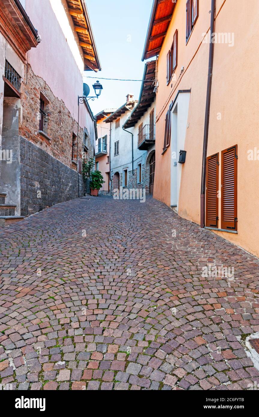 Village of Barolo, Piedmont, Italy Stock Photo Alamy