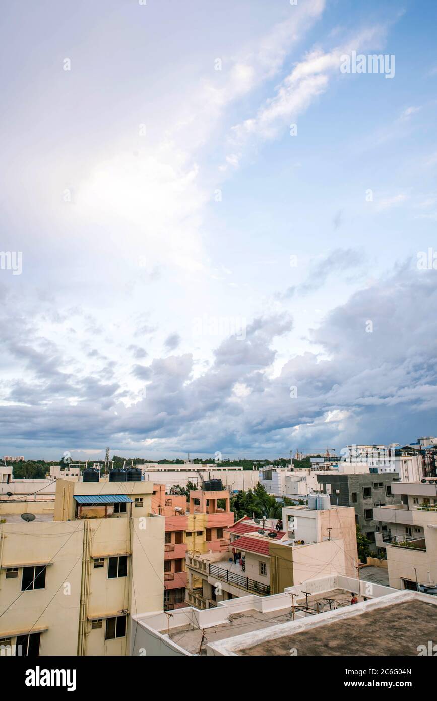 landscape of city building view Stock Photo