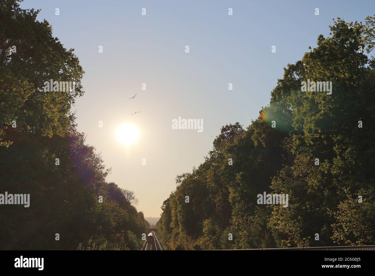 Over train tracks hi-res stock photography and images - Alamy
