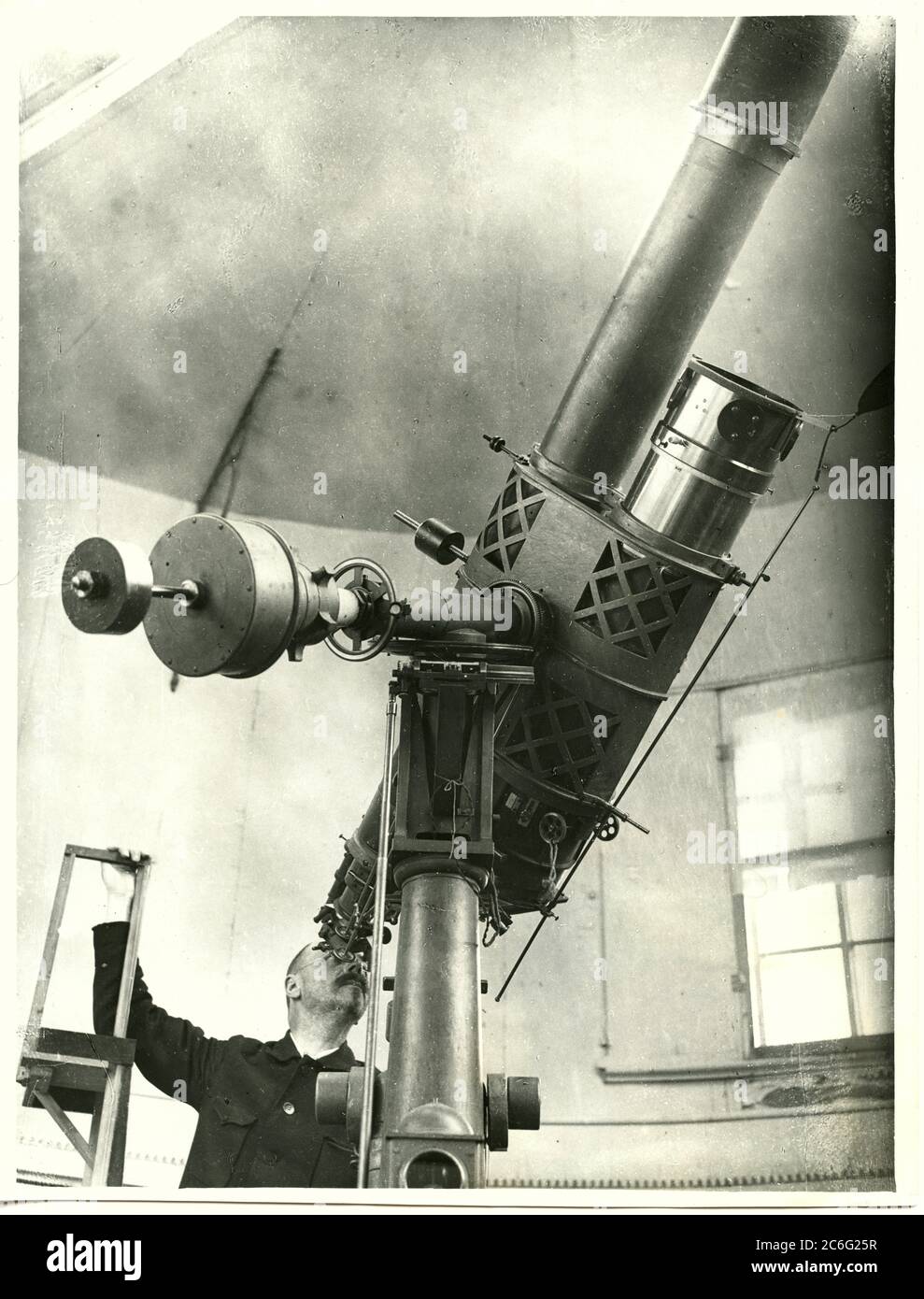 Poulkovo Astronomical Observatory U.S.S.R. The observatory was opened in 1839, brainchild of astronomer, Friedrich Georg Wilhelm von Struve. Stock Photo