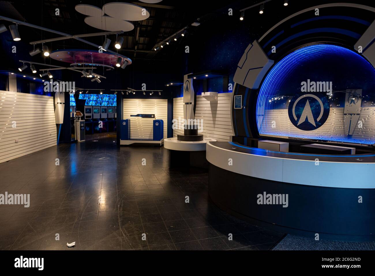 Alton, UK. 9th July 2020. Alton Towers Theme Park Resort Reopens to the public after closing due to the global Covid-19 pandemic. Credit Jason Chillmaid/Alamy Live News Stock Photo