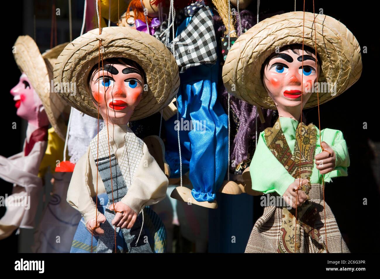 Hand Puppets, Olvera Street, El Pueblo de Los Angeles Historical