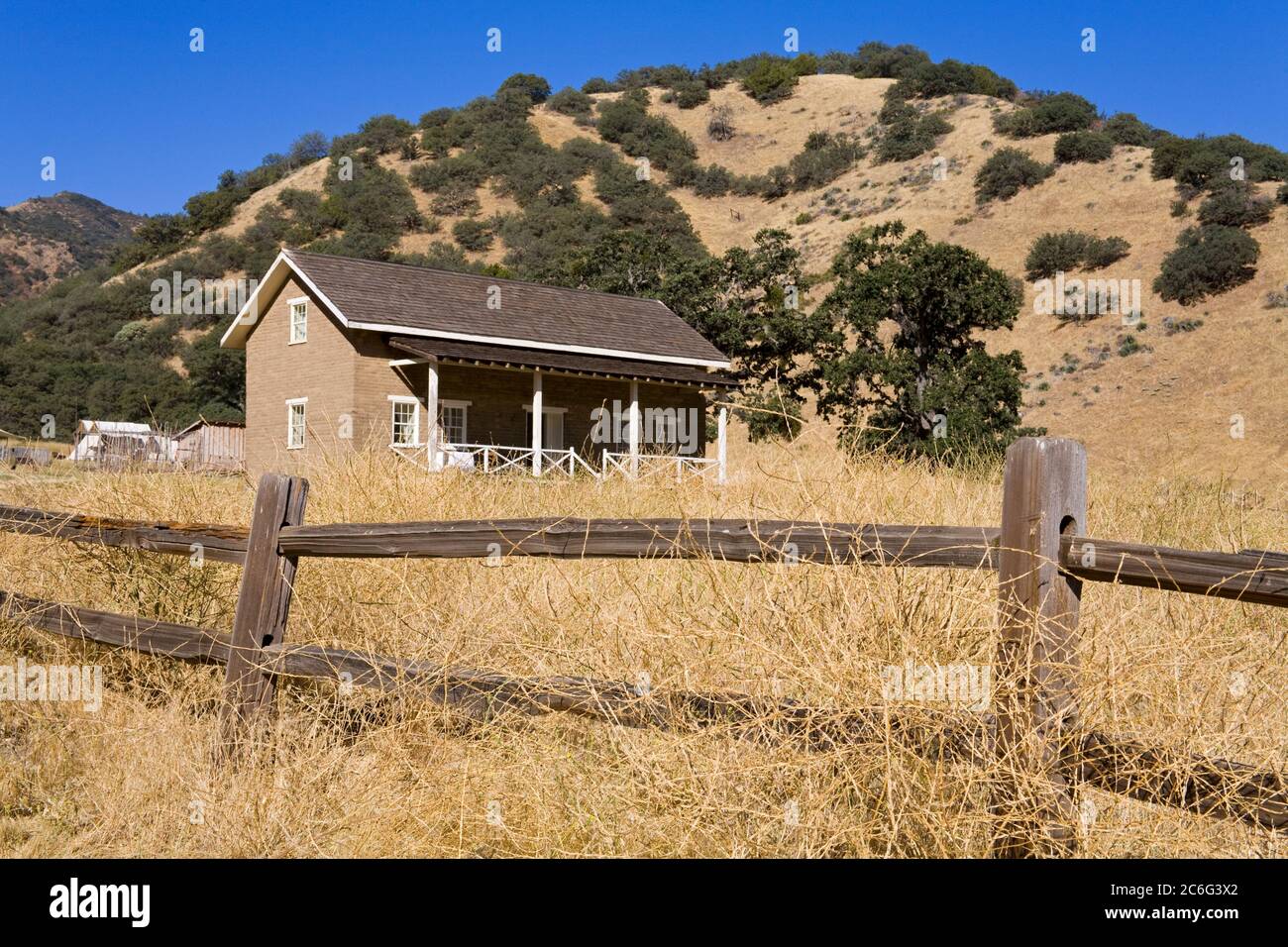 Fort Tejon State Historic Park,Lebec,Kern County,California,USA Stock
