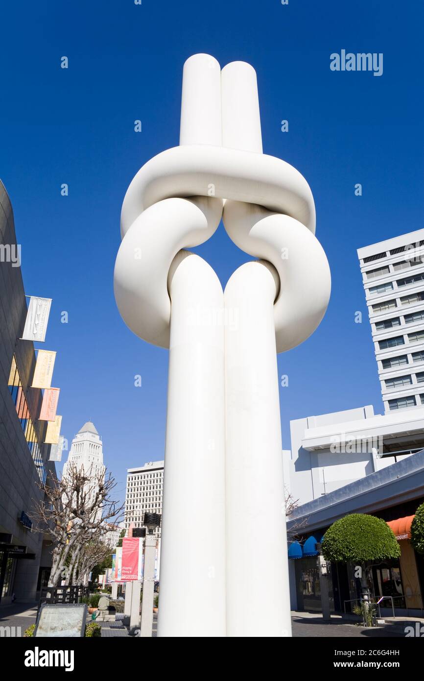 Friendship Knot By Shinkichi Tajiri In Little Tokyo Los Angeles California Usa North America Stock Photo Alamy