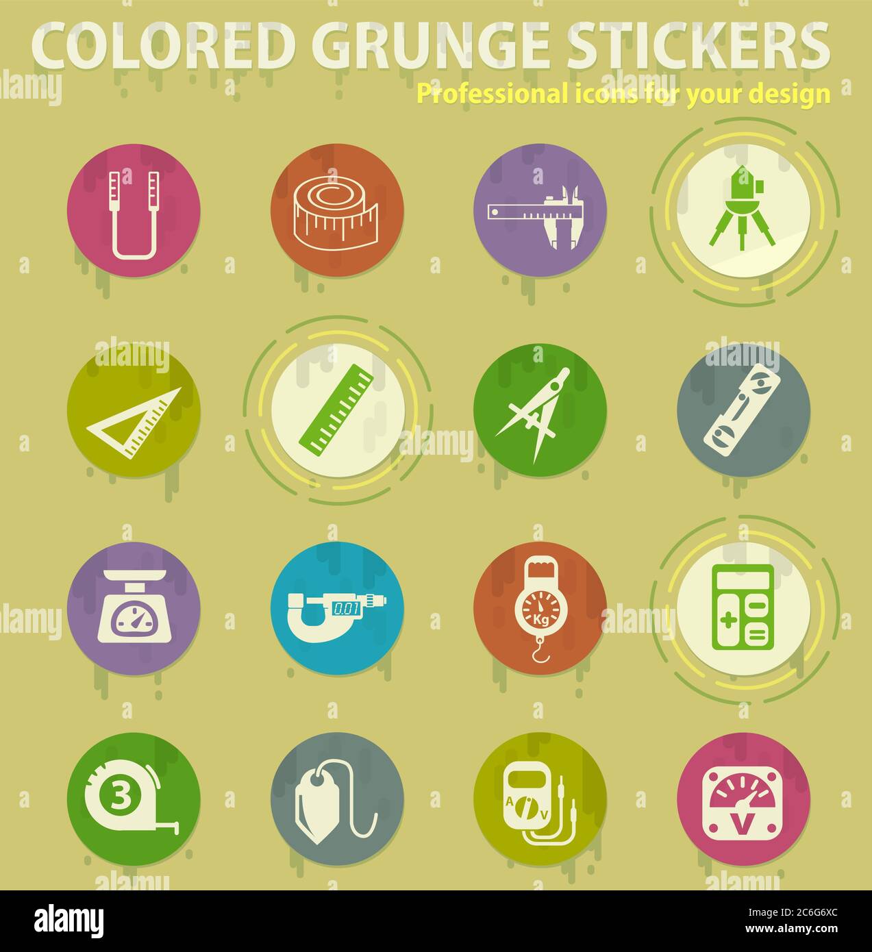 Laser ruler Stock Vector Images - Alamy