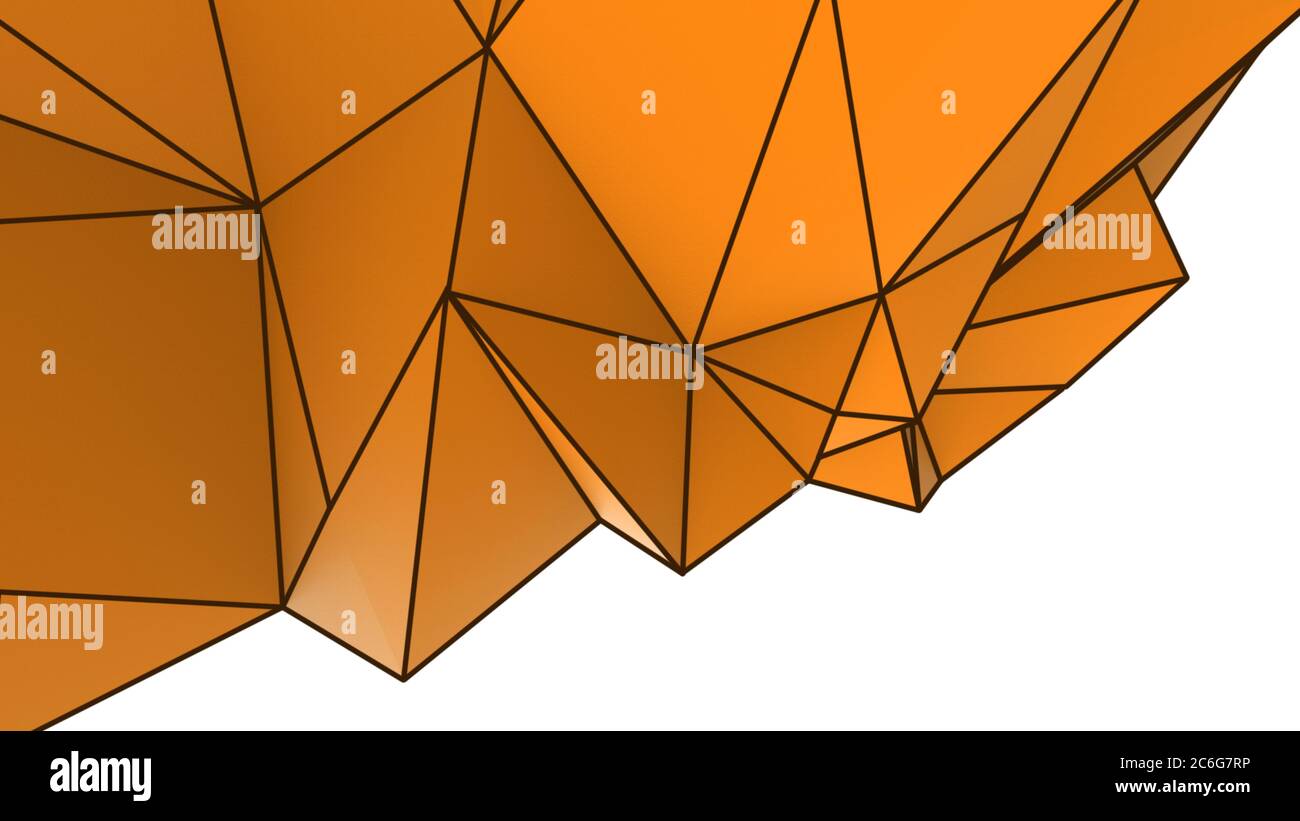 Abstract polygon background white hi-res stock photography and images ...