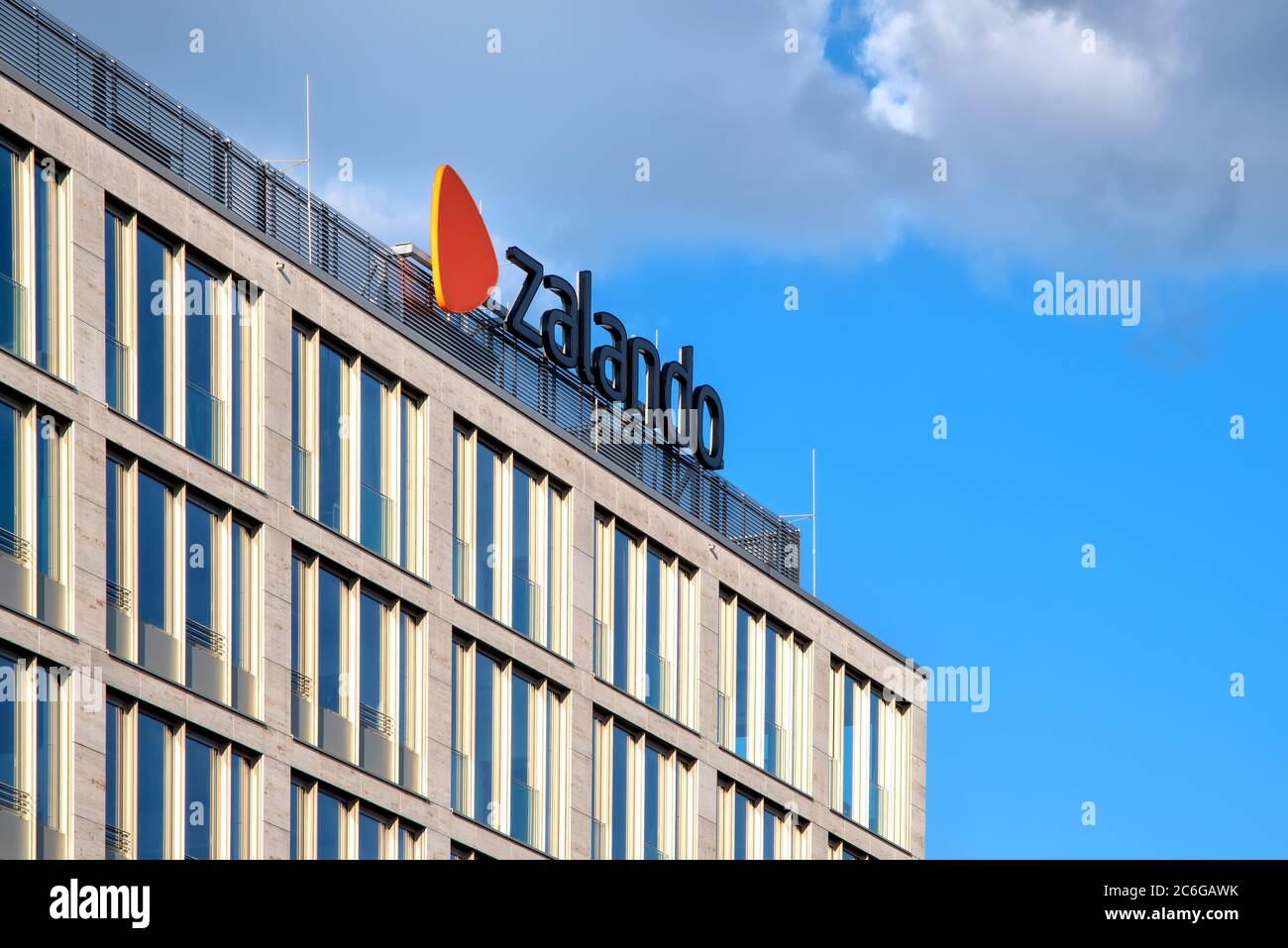 Berlin, Germany, 06/14/2020: Online store Zalando headquarters by the River  Spree in Berlin, Friedrichshain Stock Photo - Alamy