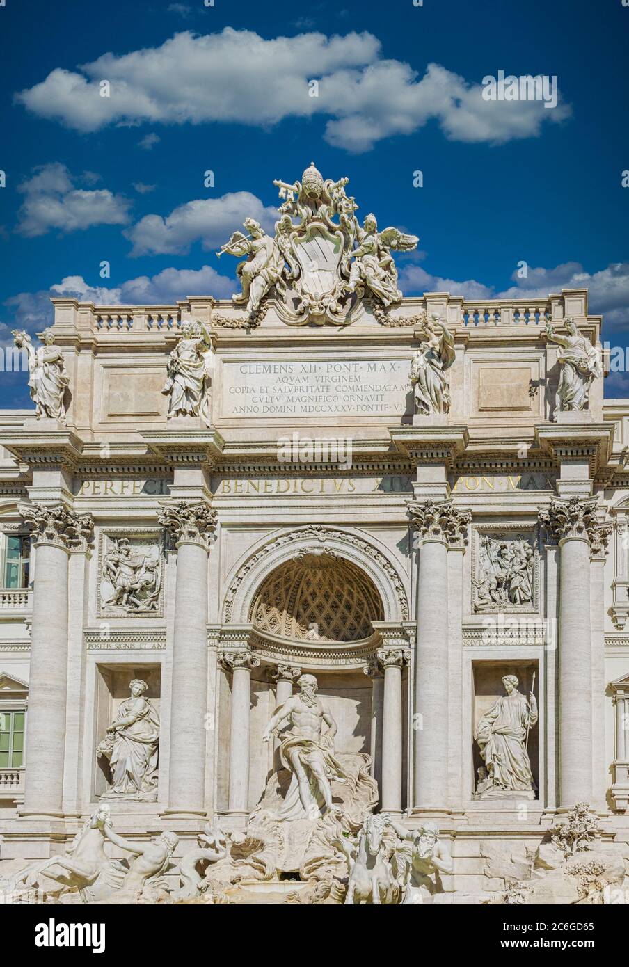 Details of the Trevi Fountain Stock