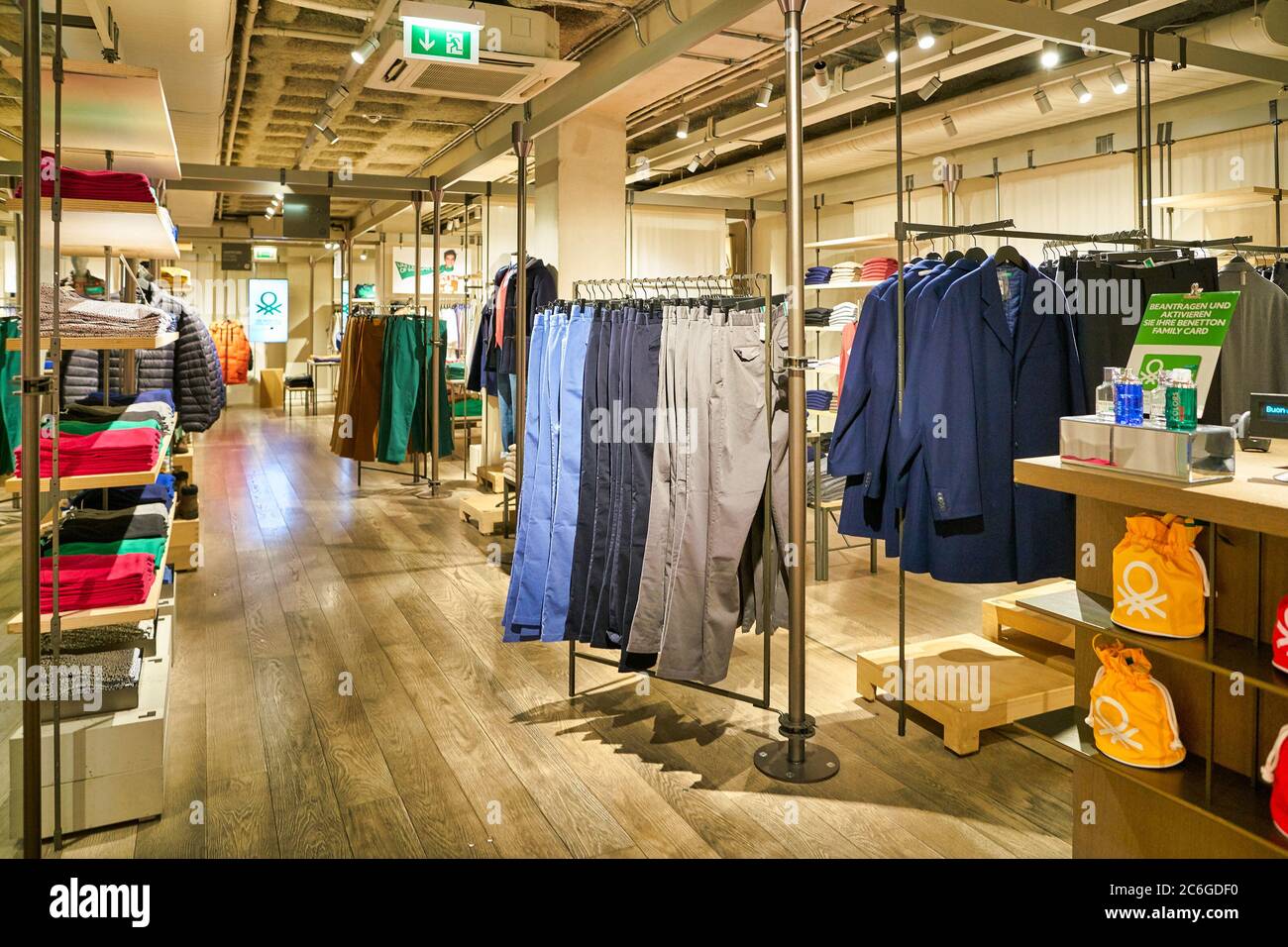 BERLIN, GERMANY - CIRCA SEPTEMBER, 2019: interior shot of United Colors of Benetton  store in Berlin Stock Photo - Alamy