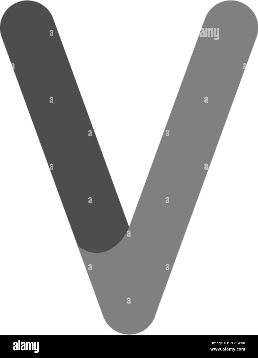 Letter V logo design concept illustration Stock Vector Image & Art - Alamy