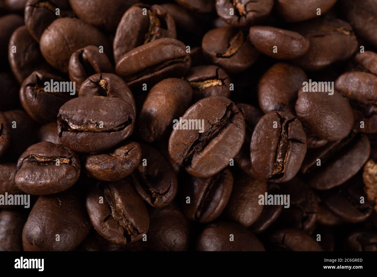Coffee Beans, Macro Stock Photo
