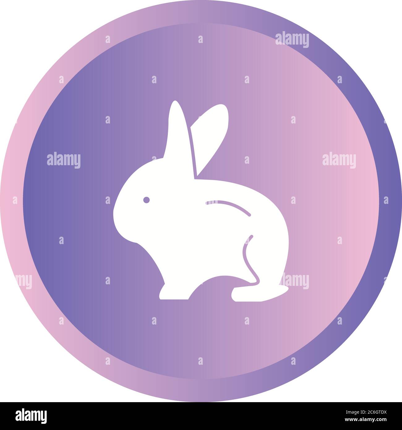 Unique Rabbit Vector Glyph Icon Stock Vector Image & Art - Alamy