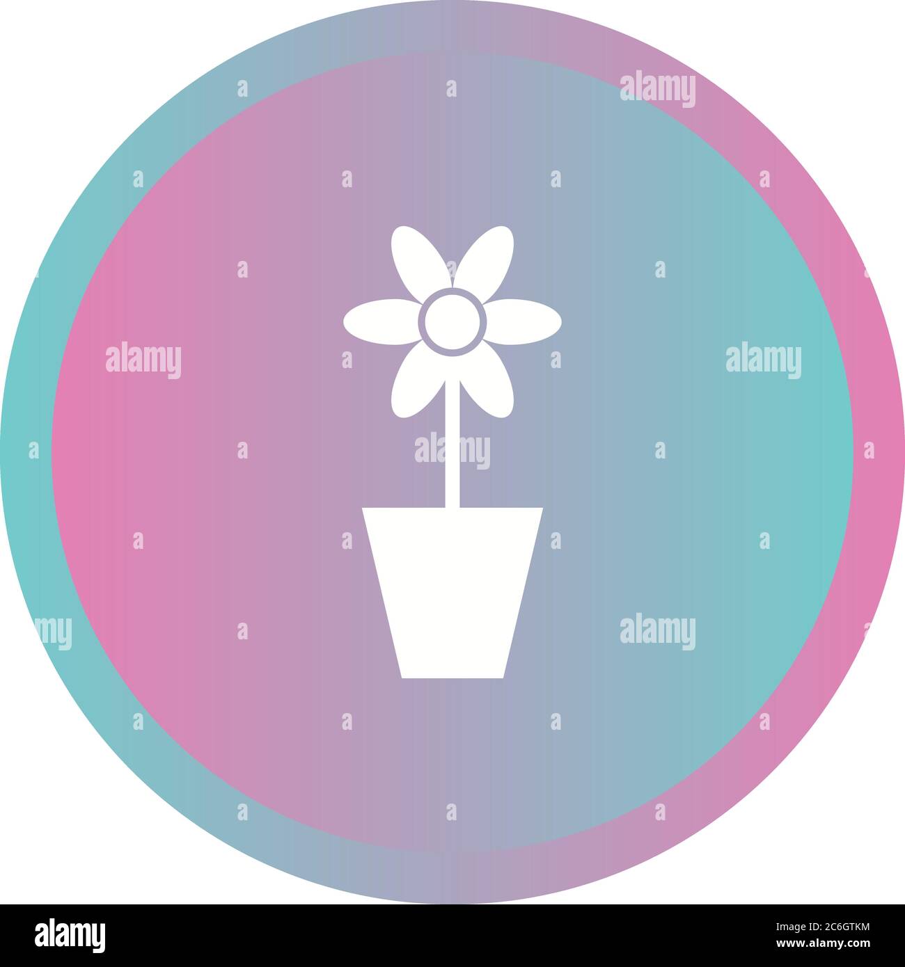 Unique Plant in Pot Vector Glyph Icon Stock Vector Image & Art - Alamy