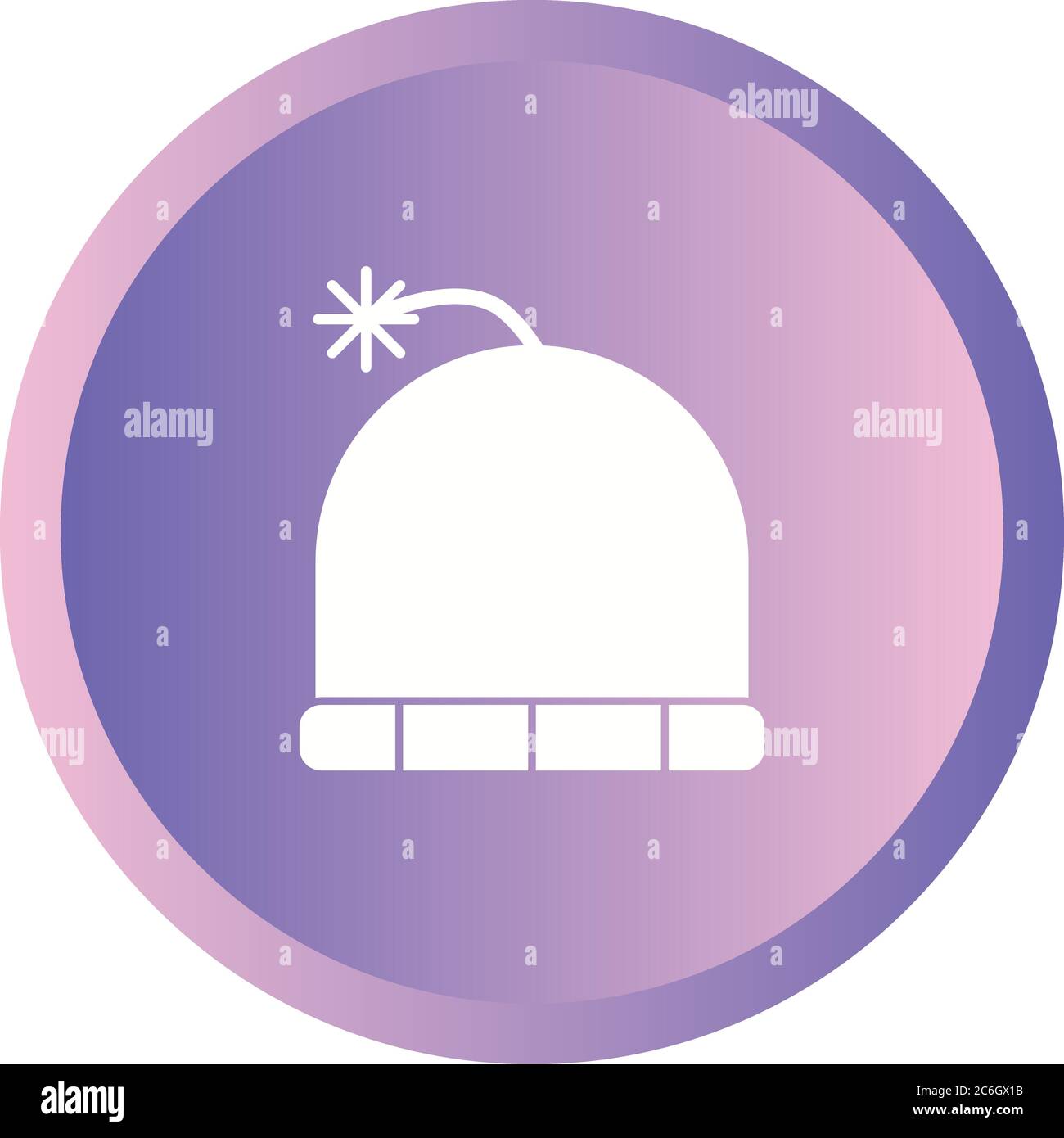 Unique Winter Cap Vector Glyph Icon Stock Vector