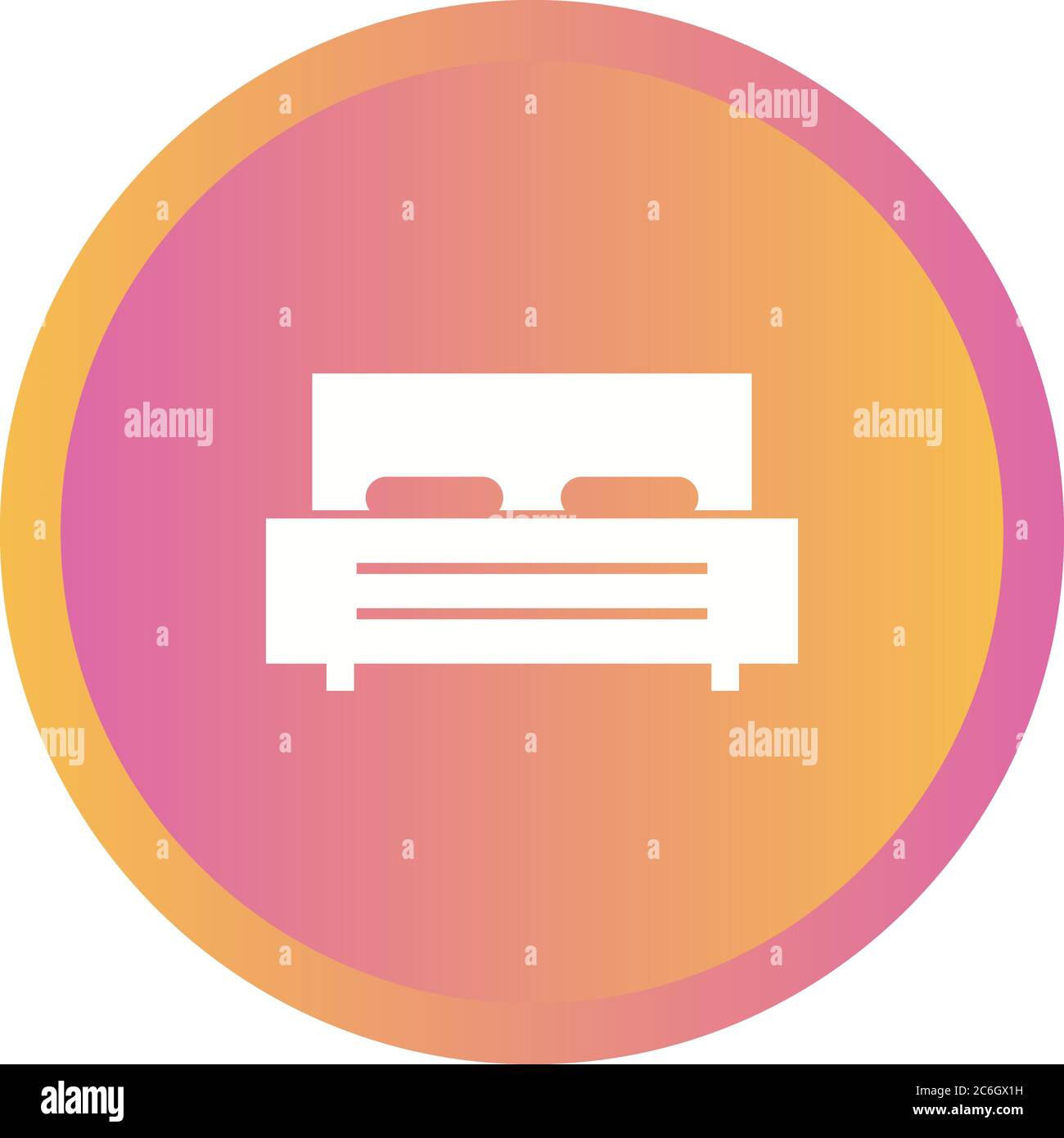 Unique Bed Vector Glyph Icon Stock Vector Image & Art - Alamy