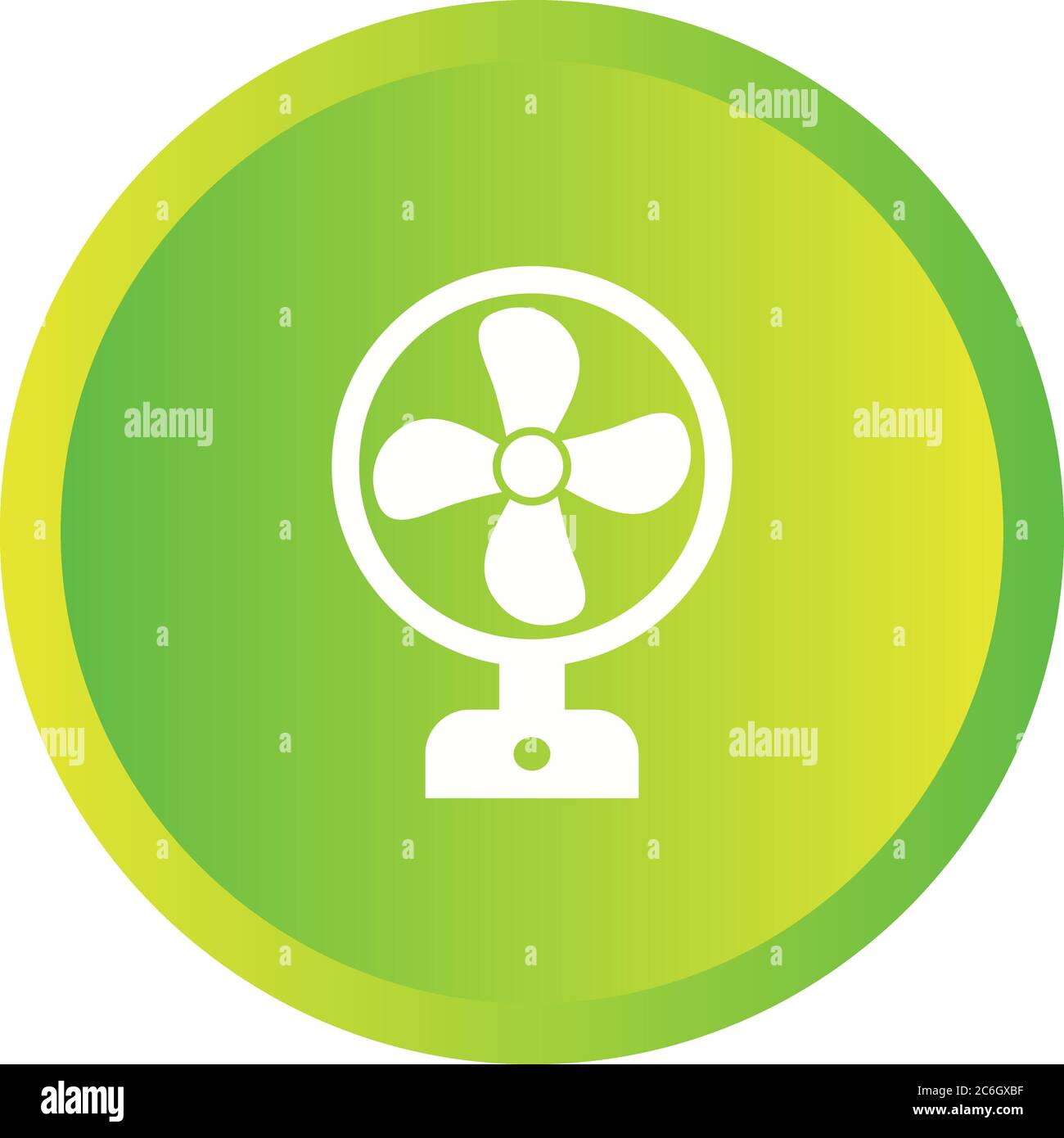 Unique Fan Vector Glyph Icon Stock Vector