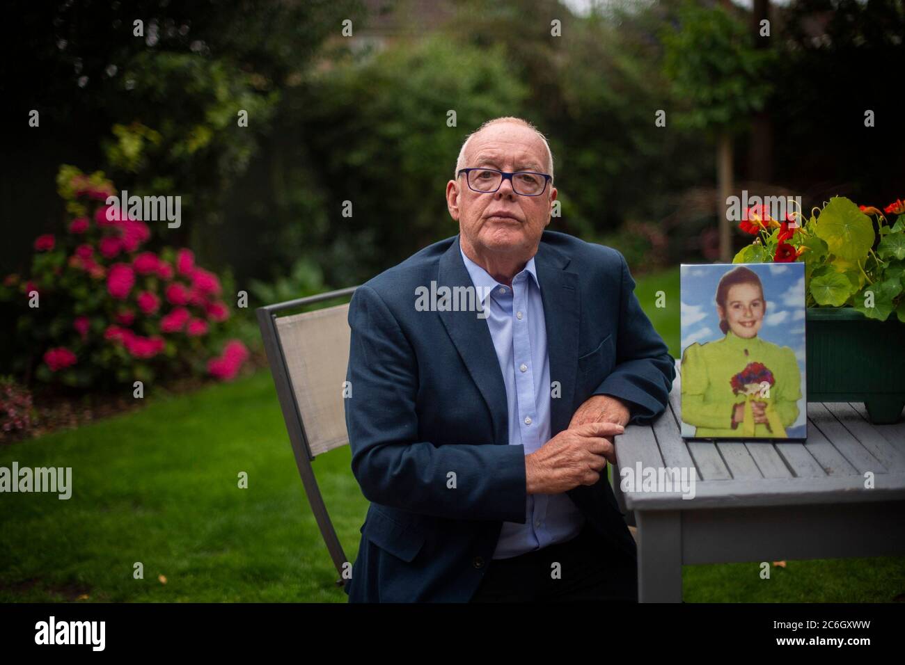Michael O'Hare, who has vowed to fight for justice for his sister Majella O'Hare who was shot dead by the Army in Co Armagh 44 years ago, pictured at his home in north west London. The family of 12-year-old Majella O'Hare, who was shot in the back whilst walking to church in Whitecross, Co Armagh on August 14 1976, have called for an independent investigation into her death. Stock Photo