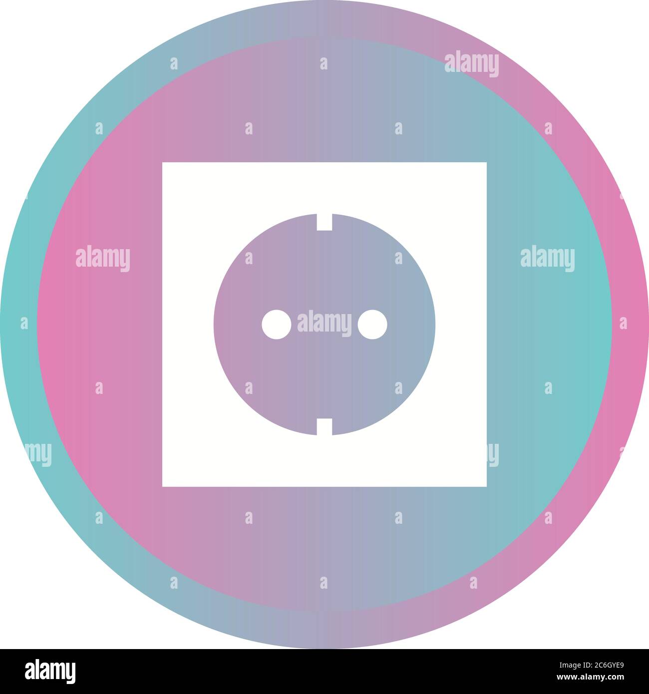 Unique Socket Vector Line Icon Stock Vector