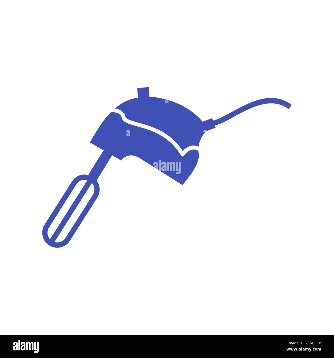 Unique Mixer Glyph Vector Icon Stock Vector