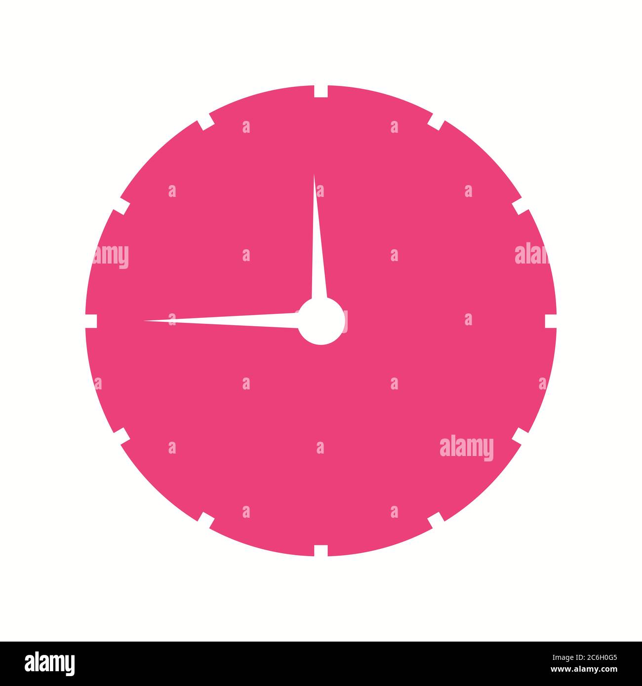 Unique Clock Glyph Vector Icon Stock Vector Image & Art Alamy