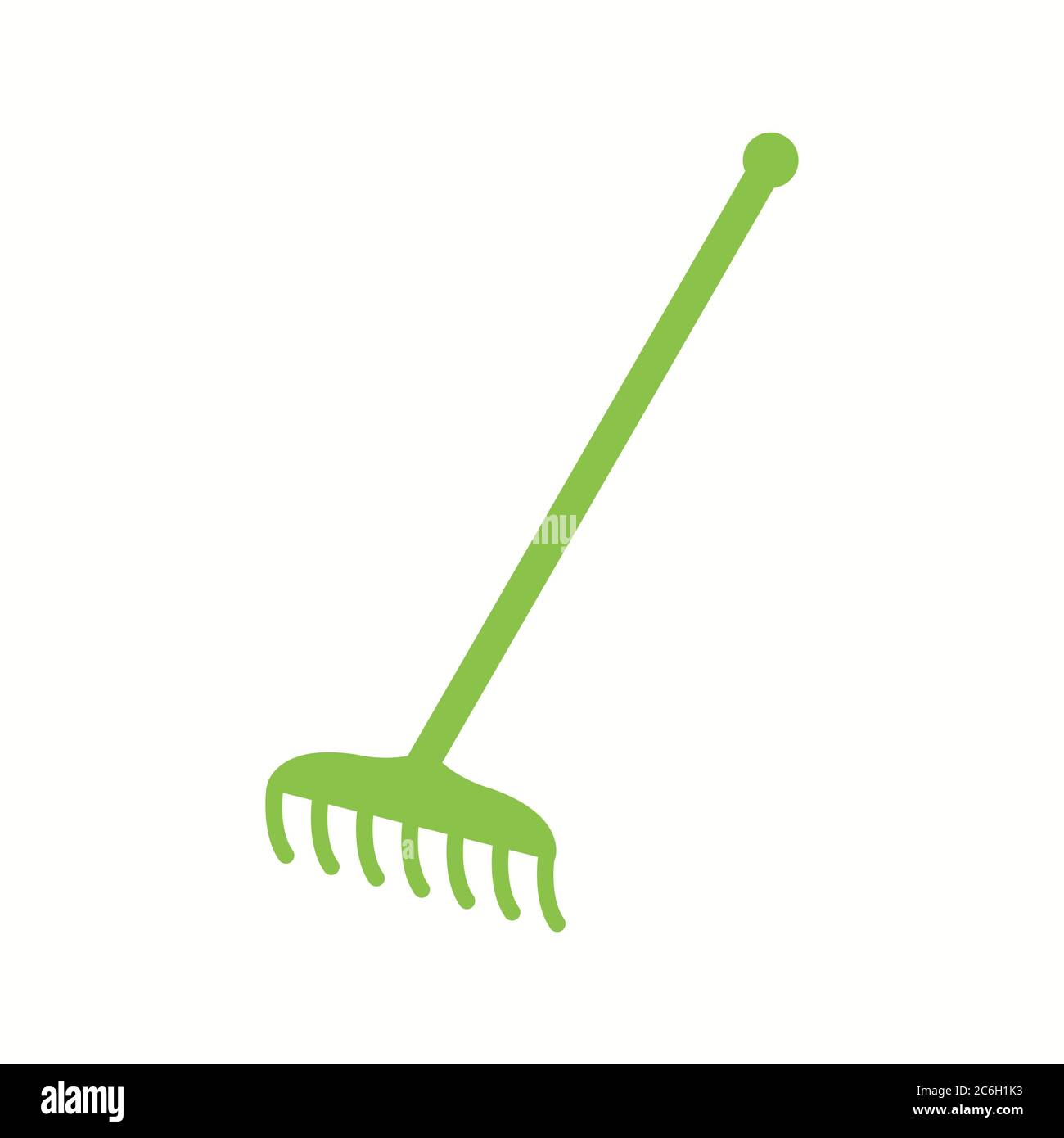 Unique Rake Vector Glyph Icon Stock Vector Image & Art - Alamy