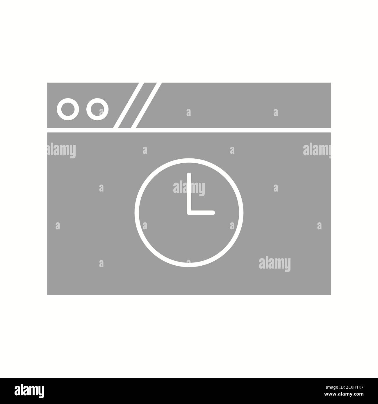 Unique Time Out Vector Glyph Icon Stock Vector Image & Art - Alamy