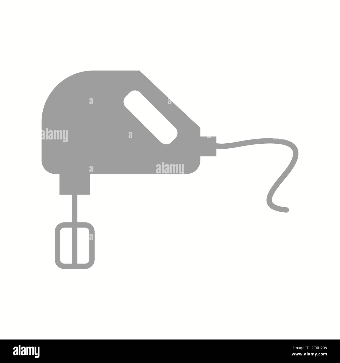 Unique Mixer Vector Glyph Icon Stock Vector