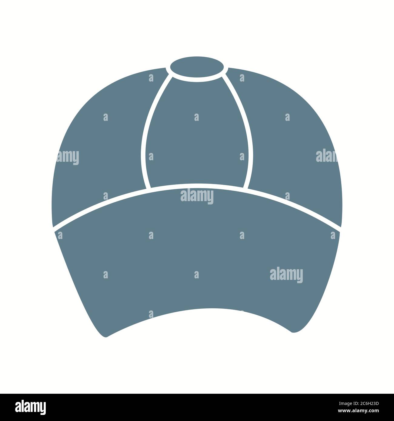Unique Cap Vector Glyph Icon Stock Vector