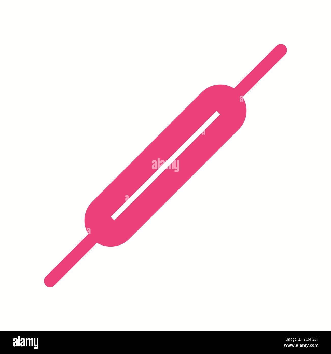 Unique Roller And Pin Vector Glyph Icon Stock Vector Image & Art - Alamy