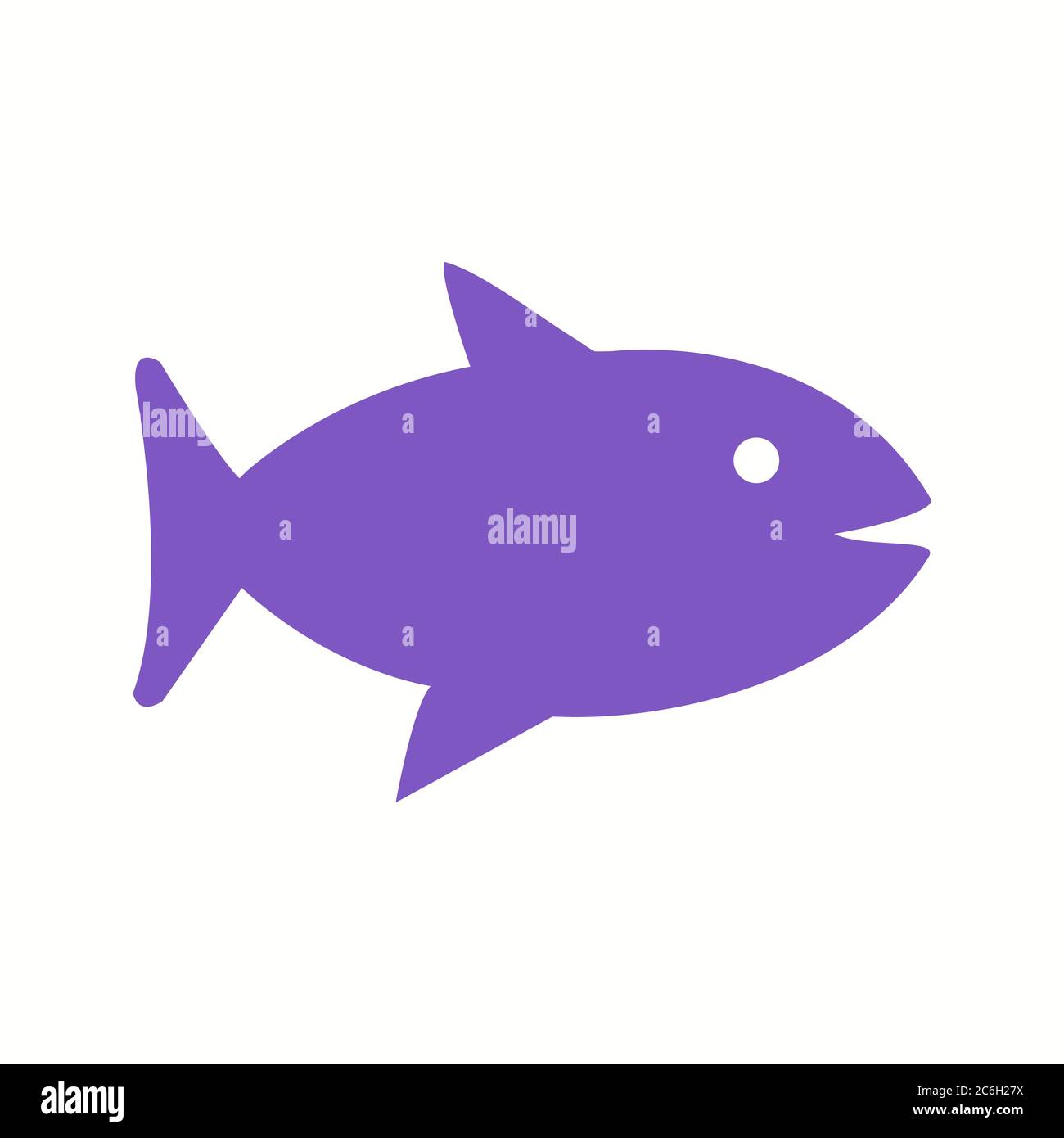 Unique Fish Vector Glyph Icon Stock Vector Image & Art - Alamy