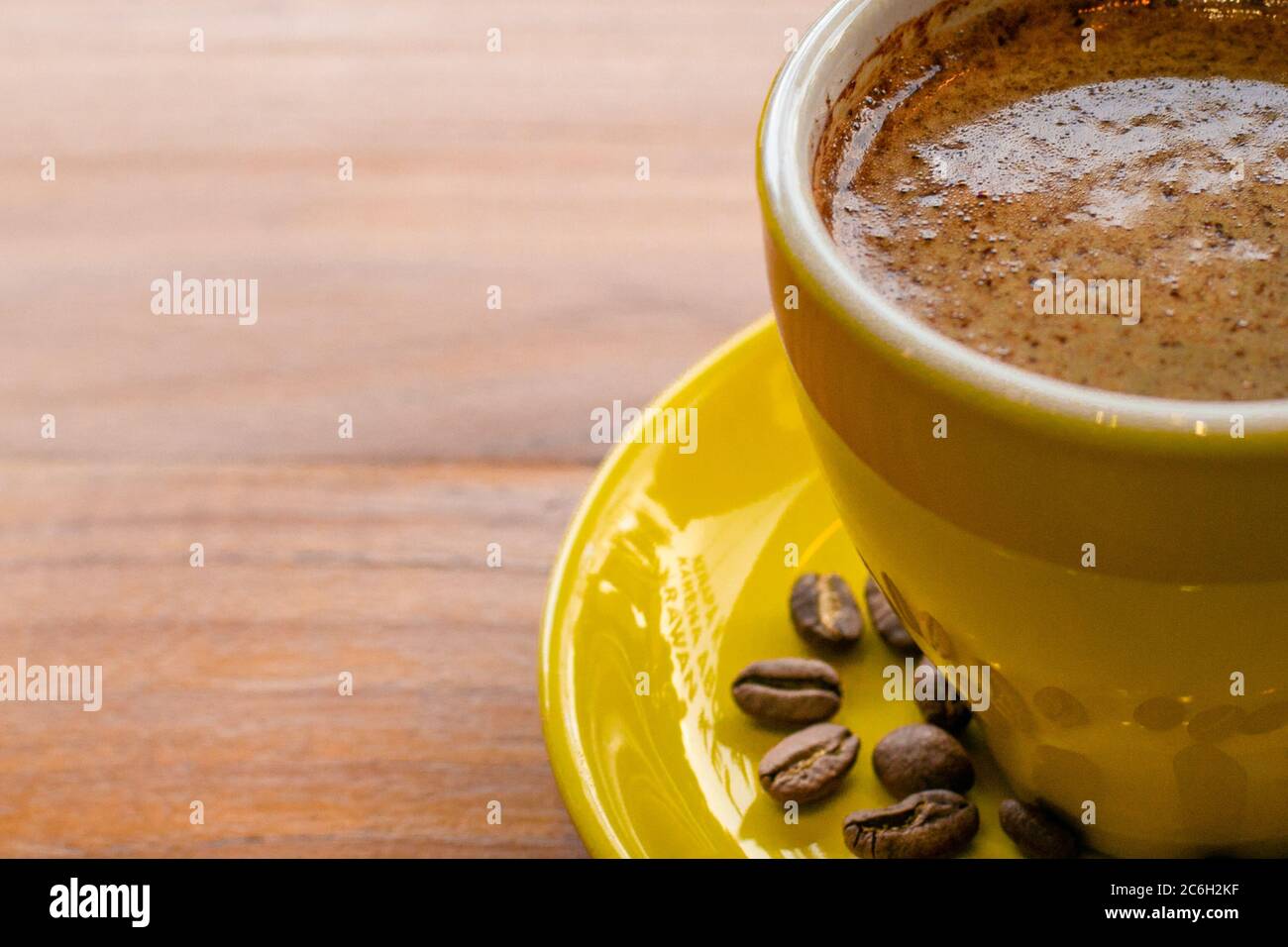 coffee in a cup. pour coffee into a cup Stock Photo Alamy
