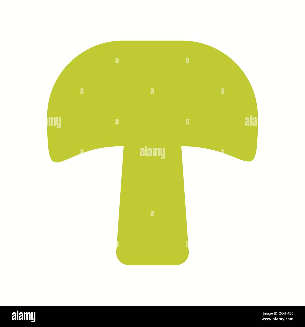 Unique Mushroom Vector Glyph Icon Stock Vector