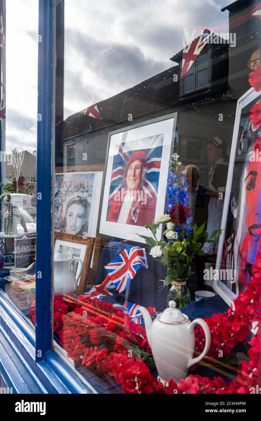Ditchling Sussex UK 10th July 2020 The Nutmeg Tree cafe in Ditchling