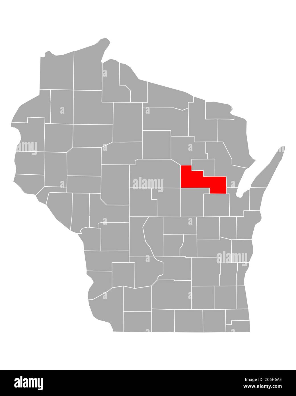 Map of shawano hires stock photography and images Alamy